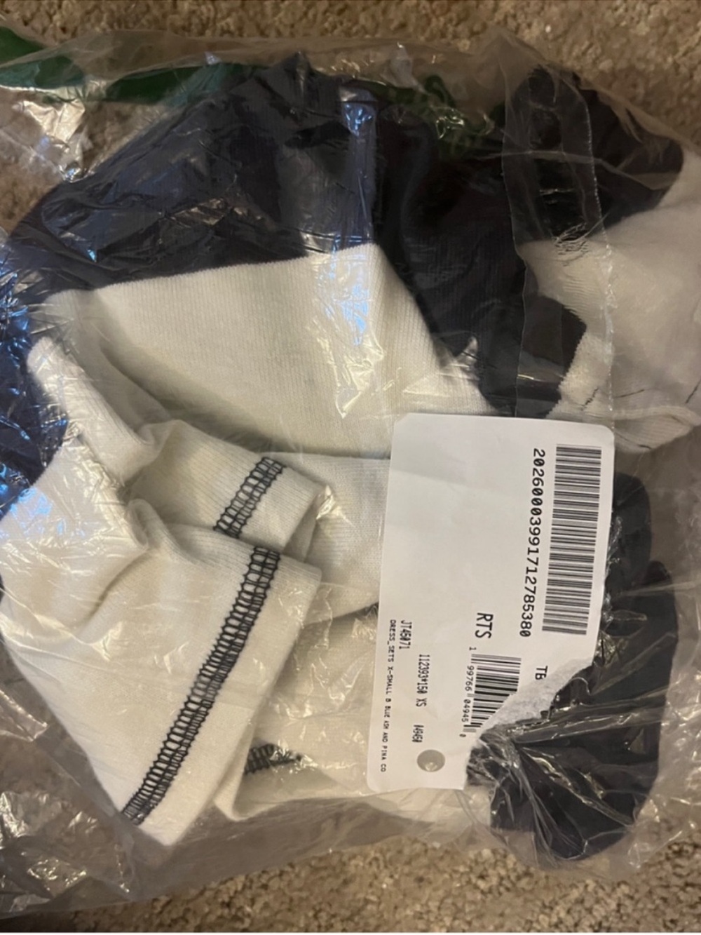 NWT Free People Retro set in white and navy blue tennis skirt - Picture 3 of 4